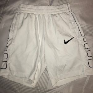 White Basketball Shorts Nike (Boys and Girls) NEW!